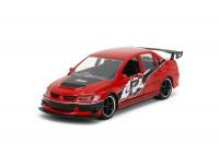 Rychle a zběsile Twin Pack 2006 Mitsubishi Lancer Evo IX + Brianův 2002 Nissan Skyline GTR R34, 1:32 Wave 4/2